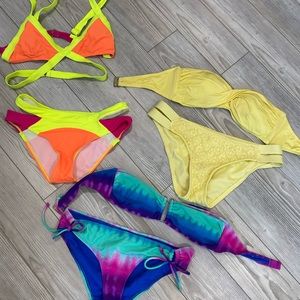 Lot of three Medium Bathing Suit Bikinis